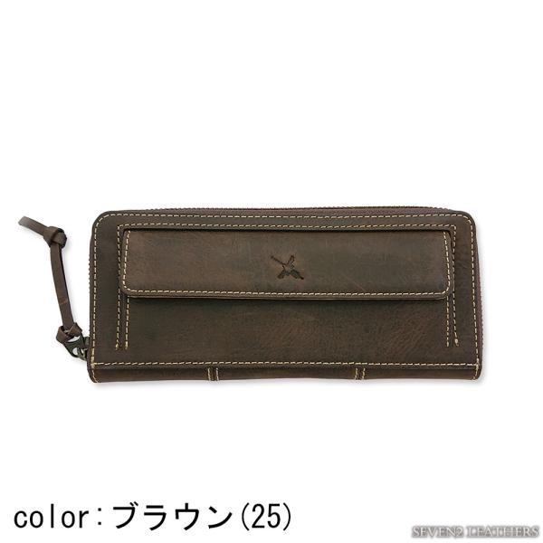 アインソフ　AinSoph DA1244-ELK　ラウンドファスナー長財布 アインソフ AinSoph DA1244-ELK ラウンドファスナー長財布
