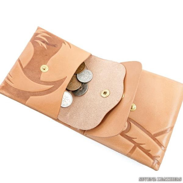 レッドムーン　レザー二つ折り財布 楽天市場】REDMOON レッドムーン RRC 二つ折り財布 HR-01C タン 赤茶