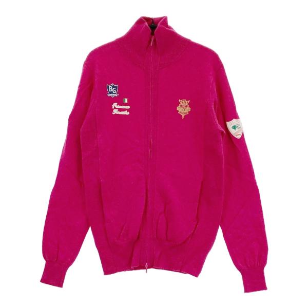 サイズ：M BEAMS GOLF ビームスゴルフ  ウール混 ニット ジップジャケット  グレー系 [240101488345] ゴルフウェア レディース ストスト サイズ：M BEAMS GOLF ビームスゴルフ ウール混 ニット ジップ
