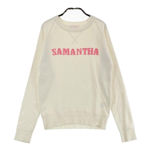 SAMANTHA THAVASA サマンサタバサ ニット ホワイト系 M ゴルフウェア 