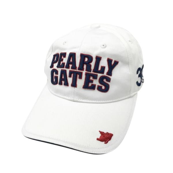 ⛳️ゴルフ　パーリーゲイツ キャップ　ホワイト　完売品 PEARLY GATES (パーリーゲイツ) キャップ SIZE Free ホワイト