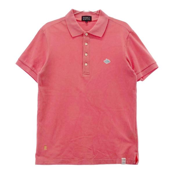 パーリーゲイツ　ピンク　ポロシャツ PEARLY GATES パーリーゲイツ 半袖ポロシャツ ピンク系 4 ゴルフ