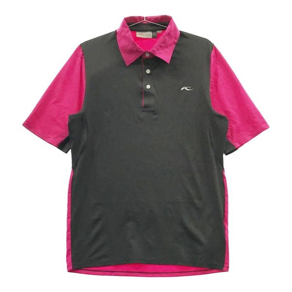 【美品】KJUS（チュース）ゴルフ ポロシャツ 2枚セット メンズ 46/XS KJUS（チュース） 半袖ポロシャツ ピンク系 46 XS ゴルフウェア メンズ