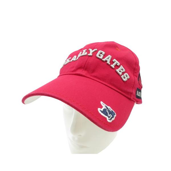 PEARLY GATES パーリーゲイツ キャップ 刺繍 レッド系 FR ゴルフ