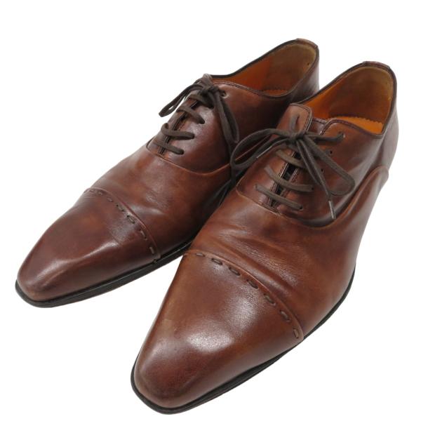 ペルティニ　ストレートチップ　レザーシューズ Pertini（ペルティニ） ストレートチップシューズ ブラウン系 42