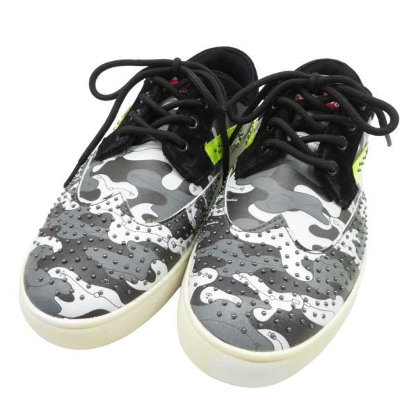 【未使用美品】RUSSELUNO ゴルフシューズ 24.0 スタッズカモフラ RUSSELUNO ラッセルノ RS-61812 スタッズ ゴルフシューズ 迷彩柄