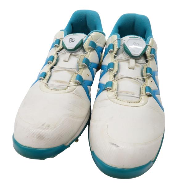 ADIDAS GOLF アディダスゴルフ Q44746 Boost BOA ゴルフシューズ  ホワイト系 24 [240101481032] ゴルフウェア レディース ストスト ADIDAS GOLF アディダスゴルフ Q44746 Boost BOA ゴルフシューズ