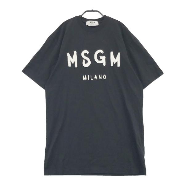 MSGM（エムエスジーエム） 2841MDA68 Tシャツワンピース ブラック系 XS