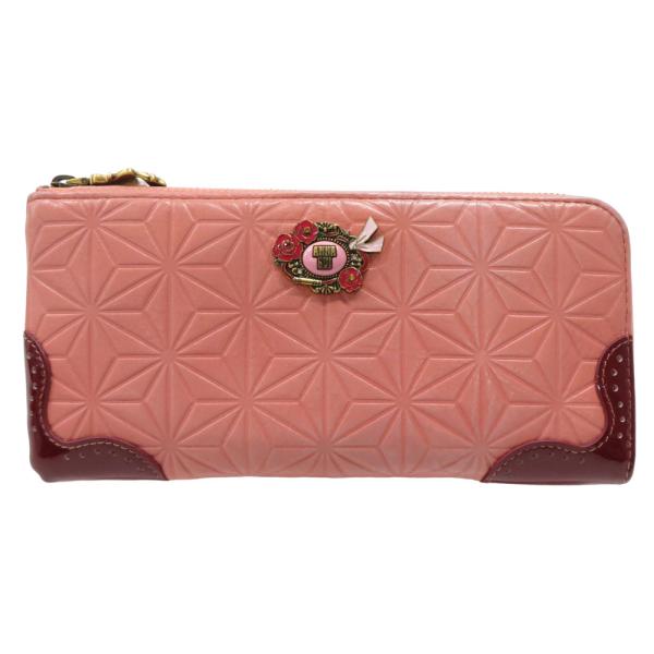 ANNA SUI - 2つ折り財布 鬼滅の刃×ANNA SUI 竈門 禰豆子 アナスイ ピンク ANNA SUI 【在庫あり】鬼滅の刃×ANNA 二つ折り財布 竈門禰豆子