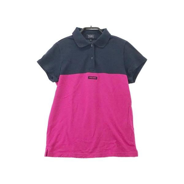 PEARLY GATES パーリーゲイツ 半袖ポロシャツ ピンク系 0 ゴルフウェア 