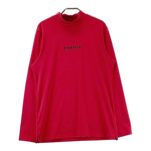BRIEFING GOLF ブリーフィング ハイネック長袖Tシャツ レッド系 M