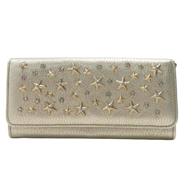 JIMMY CHOO（ジミーチュウ） 財布 スタッズ スター ゴールド系