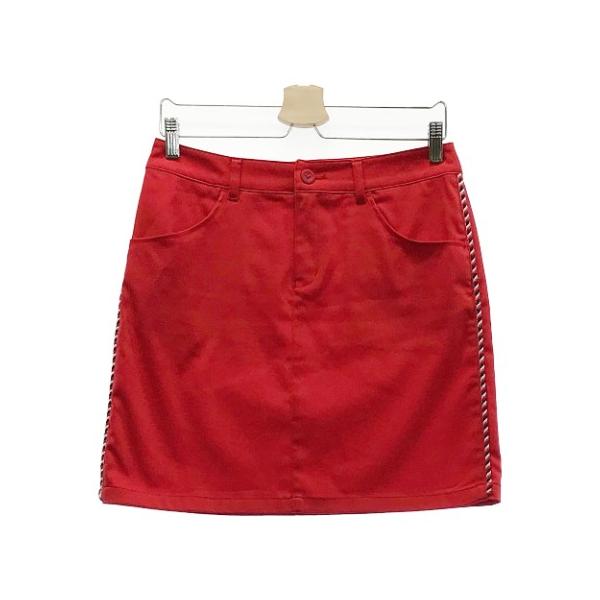 BEAMS GOLF ビームスゴルフ スカート レッド系 L ゴルフウェア 