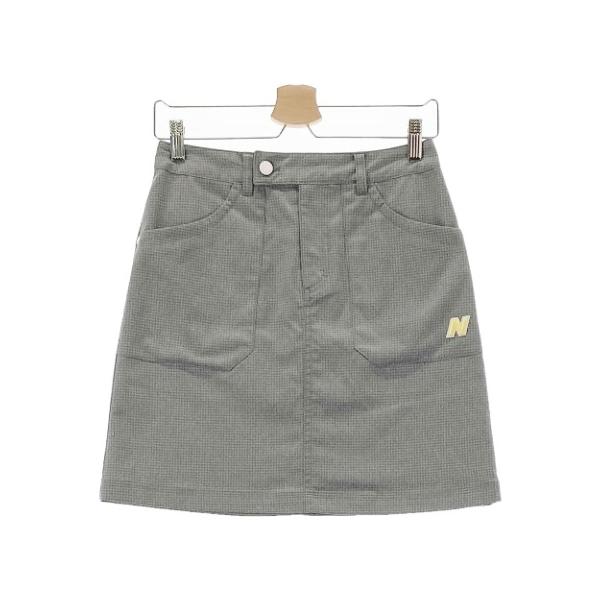 ニューバランス ゴルフウェア ワンピース 黒 0 スカート 総柄 ジャガード New Balance ニューバランスゴルフ スカート 黒 吸湿速乾 ドライ