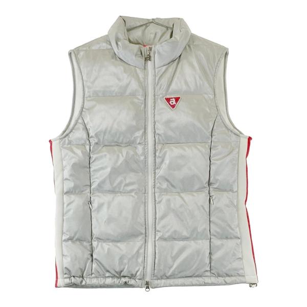 ARCHIVIO アルチビオ フルジップ ダウンベスト シルバー系 36 ゴルフ  