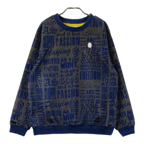 RUSSELUNO ラッセルノ 長袖 ニット セーター 1 ネイビー ゴルフ 10%OFF価格／(超美品)RUSSELUNO ラッセルノ 長袖ニットセーター