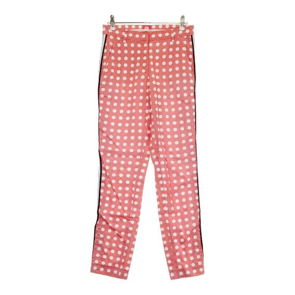 美品】アルチビオ ゴルフ ロングパンツ ドット柄 ピンク aロゴ