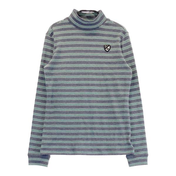 JACK BUNNY ジャックバニー ハイネック 長袖Tシャツ ボーダー柄