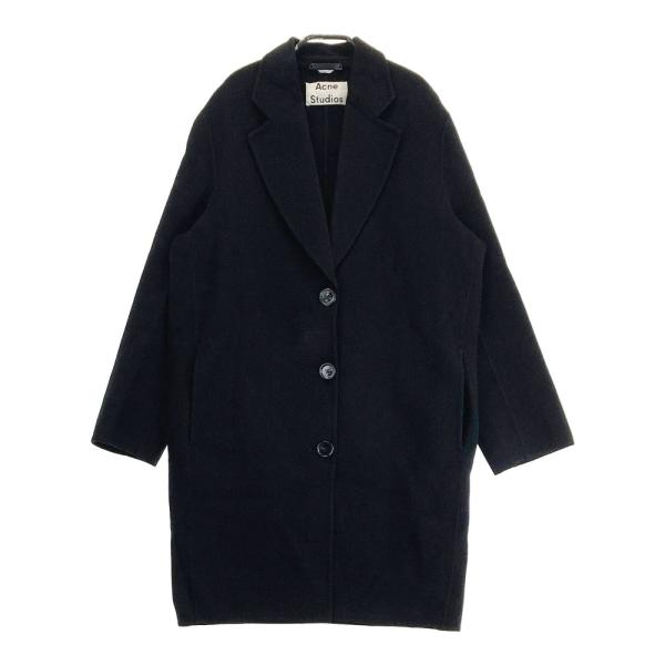 ACNE studios アクネストゥディオズ チェスターコート ウール ブラック 