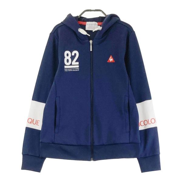サイズ：L LE COQ GOLF ルコックゴルフ  ジップパーカー  ネイビー系 [240101418983] ゴルフウェア レディース ストスト le coq sportif GOLF LECOQ ルコックゴルフ ジップパーカー