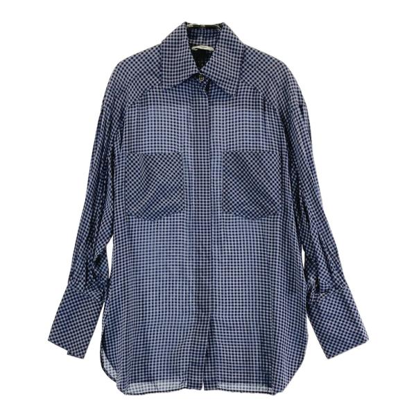 FENDI チェック柄 長袖 レディースシャツ　中古 stst-used_1-240101196007