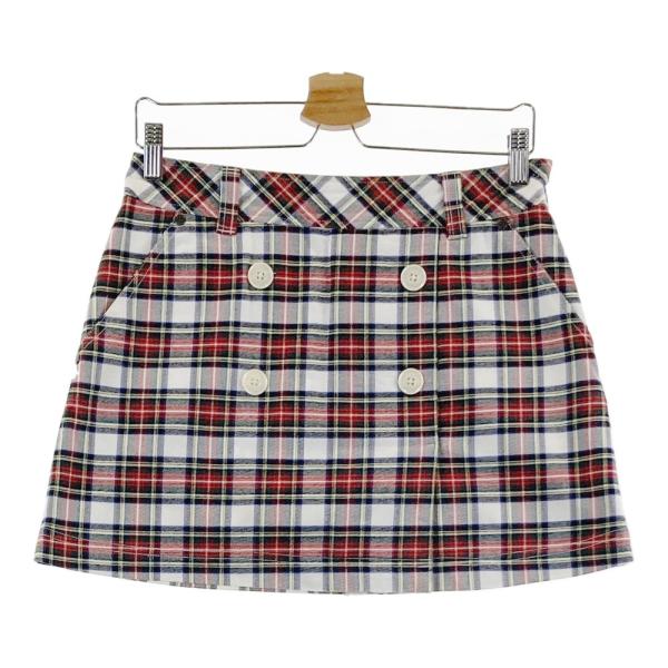 Admiral（アドミラル） ストレッチスカート チェック柄 レッド系 S