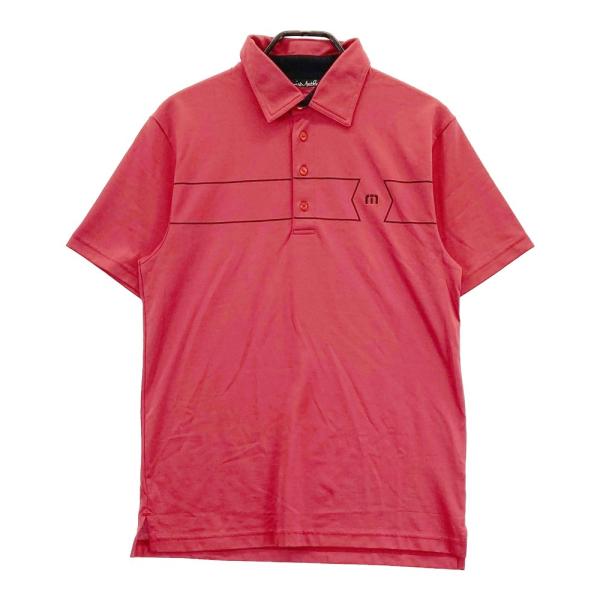 【新品タグ付き】travismathew 半袖ポロシャツ TRAVISMATHEW トラビスマシュー 半袖ポロシャツ レッド系 S ゴルフ