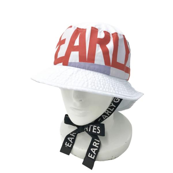 最終値下【新品未使用】パーリーゲイツ バケットハット パーリーゲイツ PG 【リサイクル】クラウンロゴツイルバケット