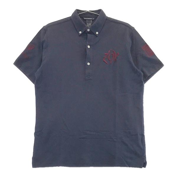 ZOY ネイビー ポロシャツ ZOY（ゾーイ） 22088-85 半袖ポロシャツ ネイビー系 2 ゴルフウェア