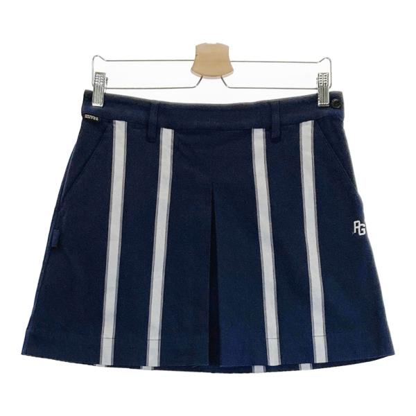 美品❗️パーリーゲイツ　0/S スカート　ストライプ　30周年記念　グレー 美品❗️パーリーゲイツ 0/S スカート ストライプ 30周年記念