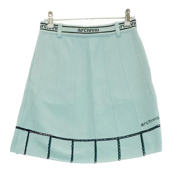 archivio（アルチビオ） ニットスカート ブルー系 36 ゴルフウェア