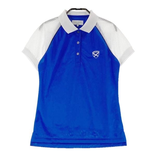 St ANDREWS セントアンドリュース 半袖ポロシャツ ブルー系 S ゴルフ