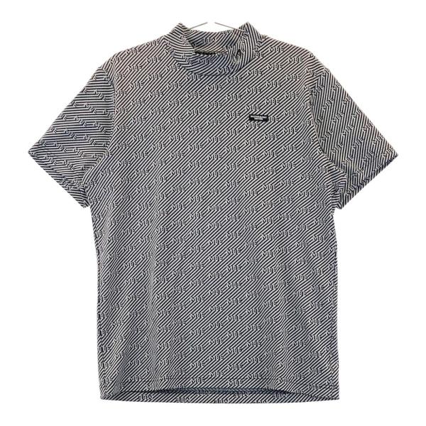 夏物完売★岩井プロ着用★マスターバニーエディション総柄半袖モックネックカットソー ベアメッシュ半袖モックネックカットソー | MASTER BUNNY EDITION