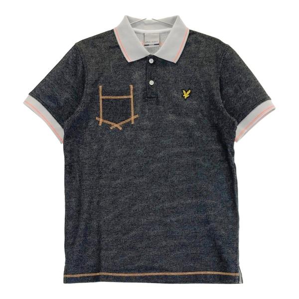 ☆美品☆LYLE & SCOTT ライルアンドスコット　半袖ポロ　ブラック L ☆美品☆LYLE & SCOTT ライルアンドスコット 半袖ポロ ブラック