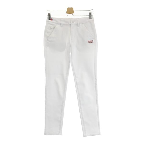 PEARLY GATES パンツ レディース 0 新品タグ付 PEARLY GATES 【新品】パーリーゲイツ パンツ オレンジ ロゴ