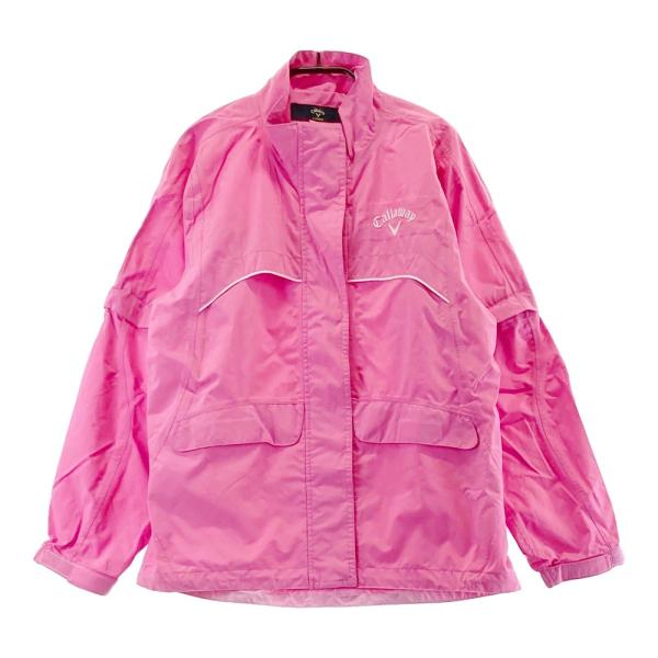CALLAWAY キャロウェイ 2WAY レインウェア セットアップ ピンク系 Callaway（キャロウェイ） 2way レインウェア セットアップ ピンク系 S