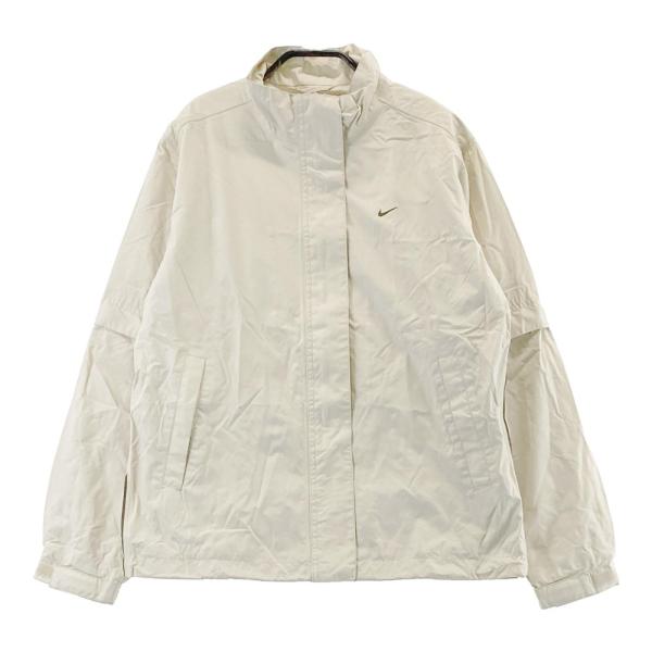 美品　nike golf ナイキ　ゴルフ　レインウェア　セットアップ　ベージュ 美品 NIKE GOLF レインウェア上下 セットアップ Lサイズ ベージュ系