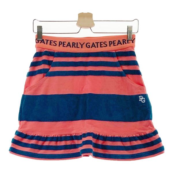PEARLY GATES（パーリーゲイツ） 055-0134541 パイル地切替 スカート 