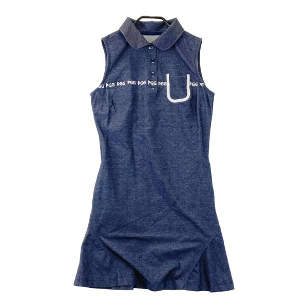 PGG PEARLY GATES パーリーゲイツ ノースリーブポロワンピース