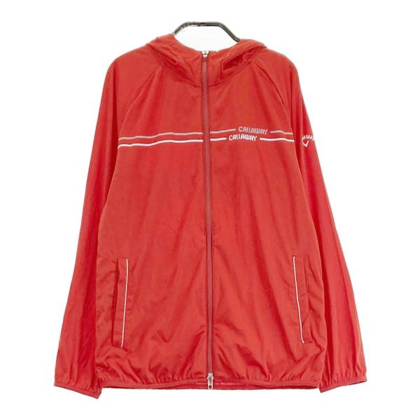 Callaway（キャロウェイ） フード付き ナイロンジャケット オレンジ系