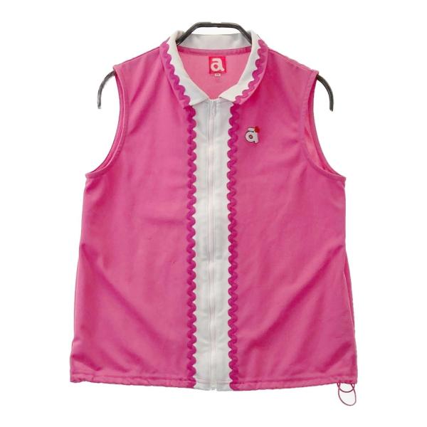 新品未使用　アルチビオ　ダブルジップベスト セール】ダブルジップ畦編みドライバーズニットベスト ジップベスト