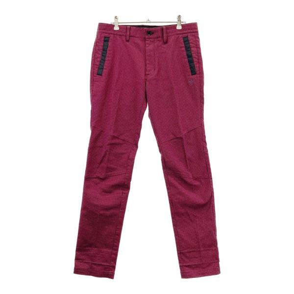【未使用】セントアンドリュースSt Andrews ストレッチゴルフパンツピンク St ANDREWS セントアンドリュース ストレッチパンツ 総柄 ピンク系 M