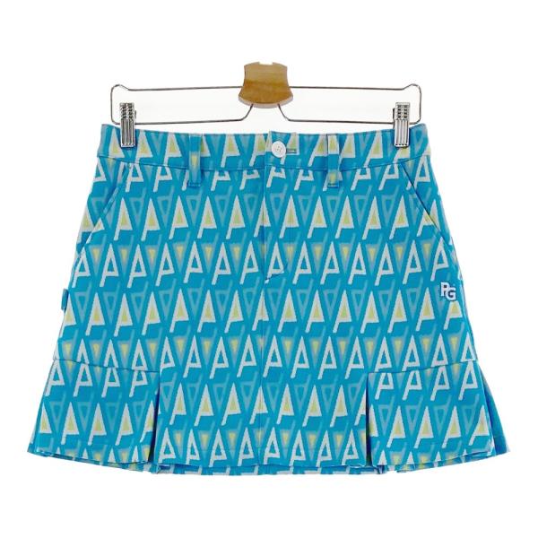 新品未使用】パーリーゲイツ 幾何学模様スカート フリンジ付PEARLY