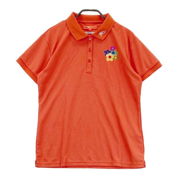 BEAMSGOLF ビームスゴルフ　七分丈　ポロシャツ　黒オレンジ　XL reonard_1-240001156049