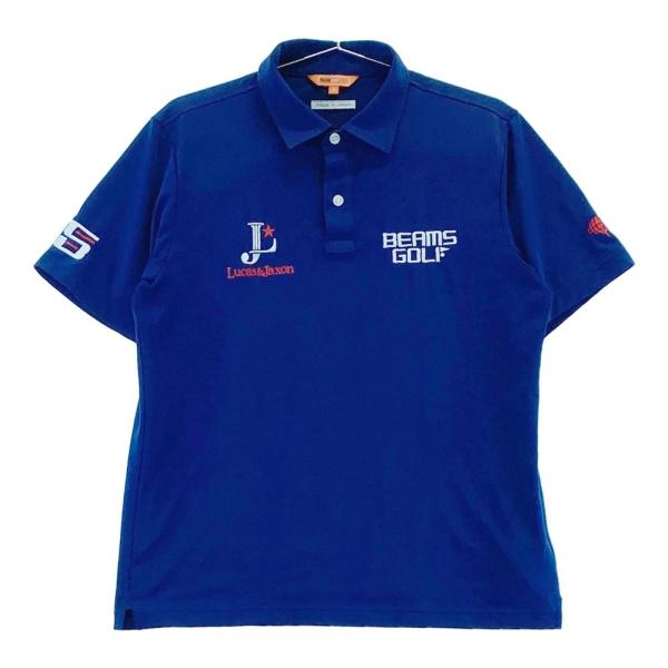BEAMS GOLF ビームスゴルフ 半袖ポロシャツ ネイビー系 M ゴルフ