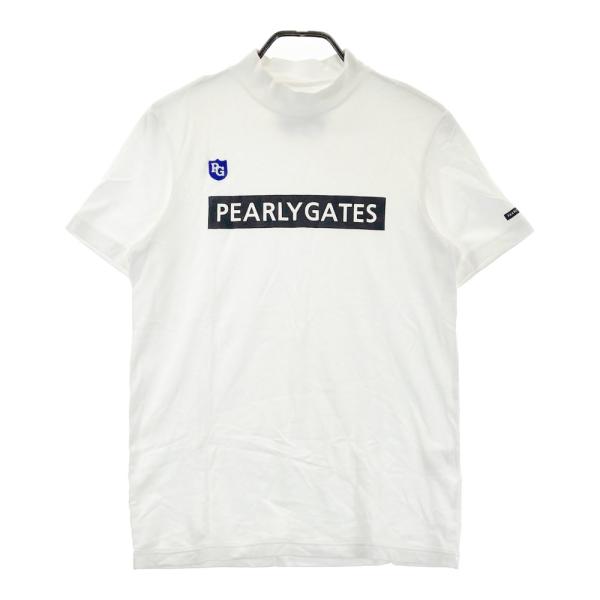 サイズ：4 PEARLY GATES パーリーゲイツ ハイネック 半袖Tシャツ