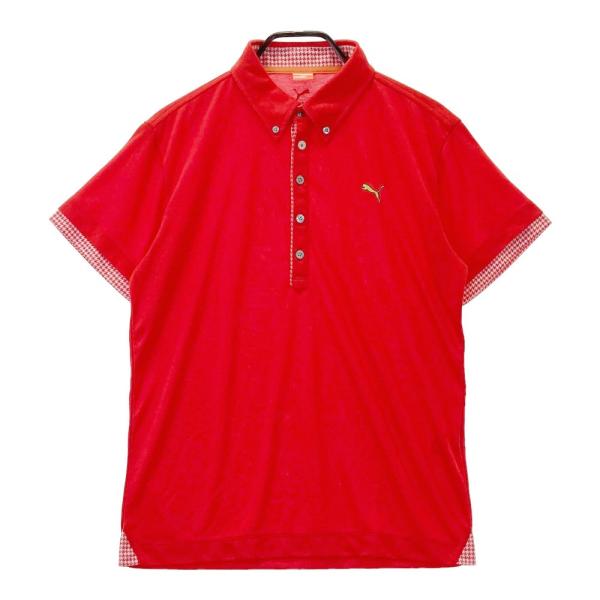 プーマ PUMA ポロシャツ ボタン ショートスリーブ 半袖 Mサイズ 赤 楽天市場】プーマ メンズ チーム ゴール teamGOAL マルチ ポロ