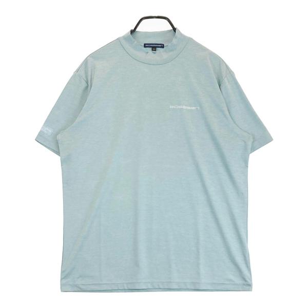 Rosasen ROSASEN ロサーセン モックネック半袖Tシャツ ブルー系