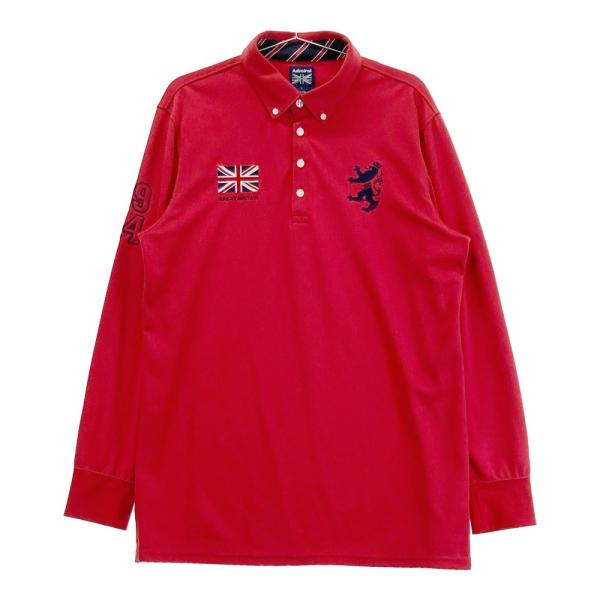 サイズ：XL ADMIRAL アドミラル  長袖ポロシャツ 総柄 ホワイト系 [240101434905] ゴルフウェア メンズ ストスト ADMIRAL アドミラル 長袖ポロシャツ 総柄 ホワイト系 サイズ：XL