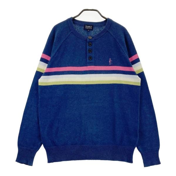 パーリーゲイツ　セーター PEARLY GATES パーリーゲイツ ニットセーター ネイビー系 4 ゴルフ